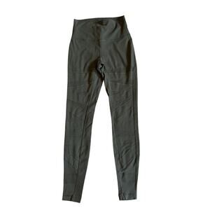 Women’s Lululemon Wunder Under HR Tech Mesh Leggings Olive Green Size 6
